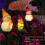 Warm White Snowflake LED String Lights, Battery Powered 4