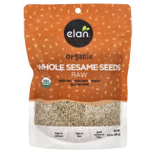 Elan, Semi di Sesamo Intero Organico, Crudo, 8.8 oz (250 g)