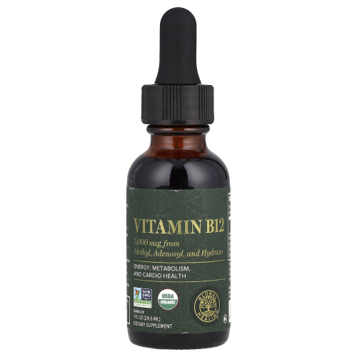 Global Healing, Vitamiini B12, 5,000 mcg, 1 fl oz (29.6 ml)