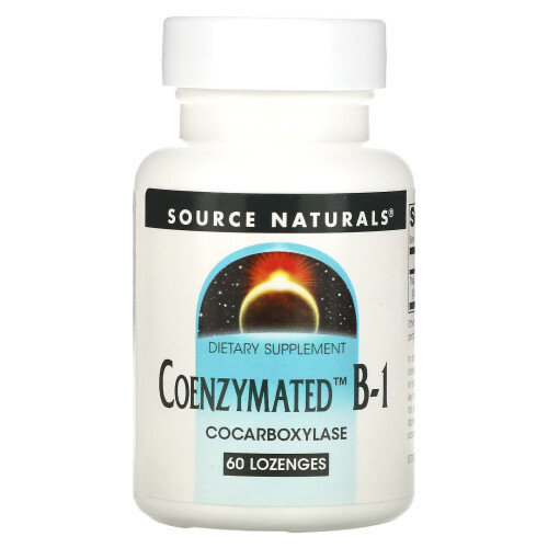 Source Naturals, Coenzymiertes B-1, 60 Lutschtabletten