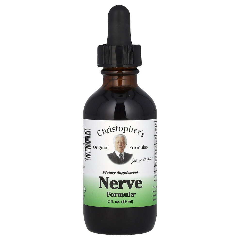 Christopher's Original Formulas , Nerve Formula, 2 Fl Oz (59 Ml)