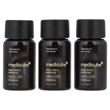 Medicube, Deep Vita C Ampulli, 3 Pakkausta, 0,35 oz (10 g) Kappale
