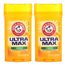 Arm & Hammer, UltraMax, Kiinteä Antiperspirant Deodorantti, Fresh, 2 Pakkaus, 2,6 oz (73 g) Kappale