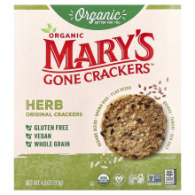 Mary's Gone Crackers, Biologische Kruiden Originele Crackers, 4 oz (113 g)