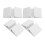 4Pièces Support Triangle Pour Portes Bébé Sécurisées Blancs 1