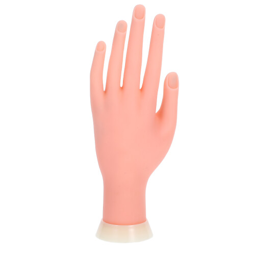 3Pièces Main Pliable Entraînement Ongles Multi Couleur Réaliste