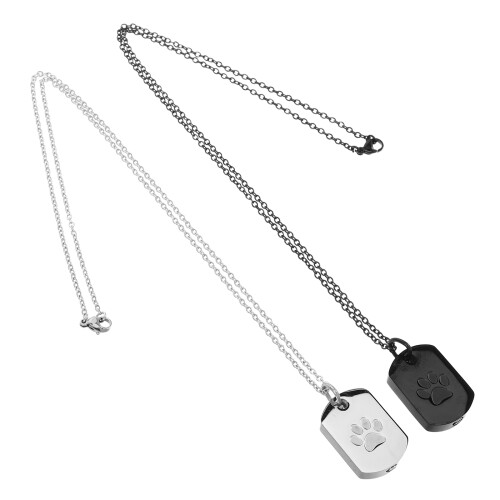 8Pièces Bijoux Crémation Urne Animale Métal Pour