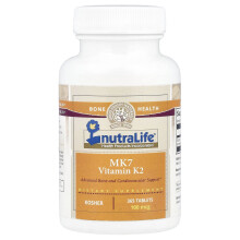 NutraLife, MK7 Vitamin K2, 100 mcg, 365 tabletiek