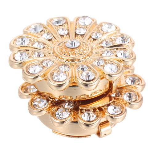 10Pièces Boutons Décoratifs Dorés En Luxe