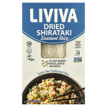 LIVIVA, Torkad Shirataki Instant Ris, 4.23 oz (120 g)