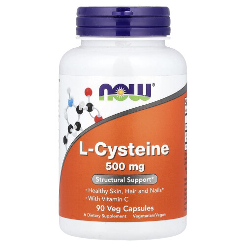 NOW Foods L-Cysteín, 90 Veg kapsle