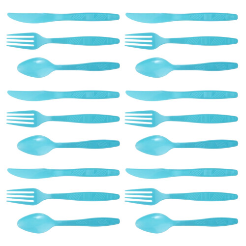 Wegwerp plastic bestekset – 1 stuk 1