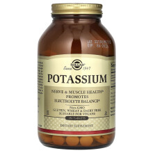 Solgar, Potassium, 250 Tablets (99 mg per Tablet)