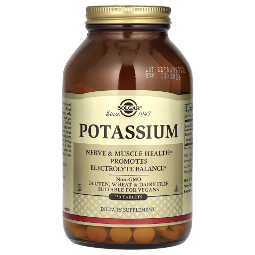 Solgar Solgar, Potassium, 250 Tablets (99 mg per Tablet)