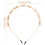 Bandeau de mariage en forme de coquillage doré (1 pièce) 2