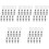 50Pièces Crochets Pinces Métalliques Pour Serviettes Coton 5