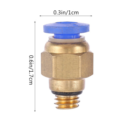 Conector FRCOLOR16 peças, junta pneumática de encaixe rápido reto 1