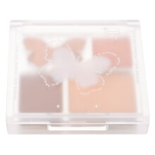 5St Make-Up Palette Oogschaduw Met Glitter Plastic Tray