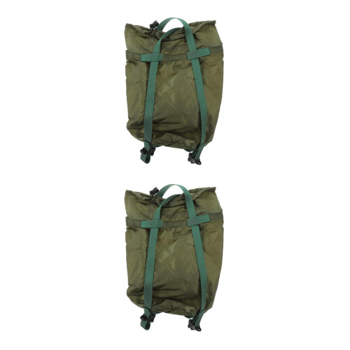 2Pièces Compression Durables Pour Camping Randonnée Vert 2