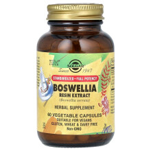 Solgar, Boswellia Resine Extract, 60 Vegetarische Capsules