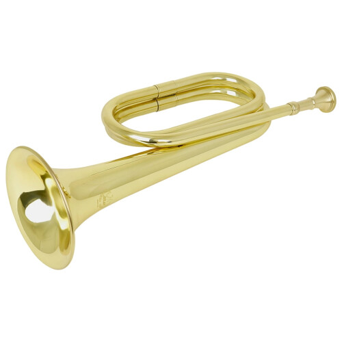 Trumpet Bugle Copper Golden Bulge Shape 1 Set 2