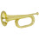 Trumpet Bugle Copper Golden Bulge Shape 1 Set 6