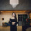 Lustre de cristal com abajur 9
