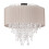 Lustre de cristal com abajur 13