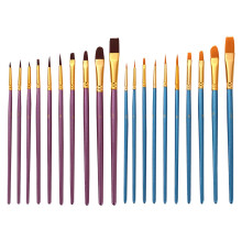 40Pcs Assorted Color Miniature Painting Brush Set for Kids and Artists