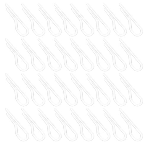 400Pièces Clips Transparent Fixation Pantalons 1