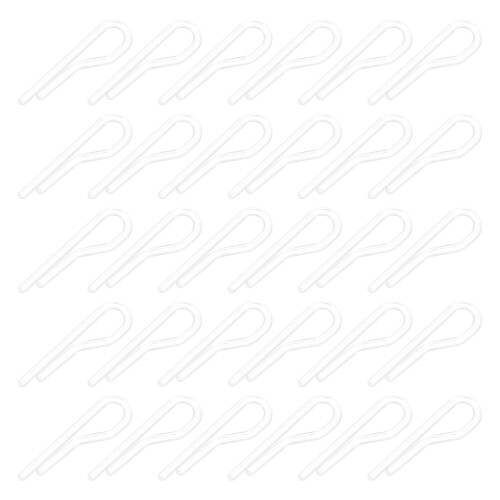400Pièces Clips Transparent Fixation Pantalons 2