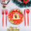Χριστουγεννιάτικα χάρτινα πιάτα (10 τεμάχια, 7"), πολύχρωμα χριστουγεννιάτικα 7