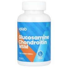 Vplab, Glukozamina Chondroitin MSM, 180 tabletek