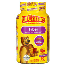 L'il Critters, Fasern zur Unterstützung der Verdauung, Natürliche Aromen, 90 Gummibärchen