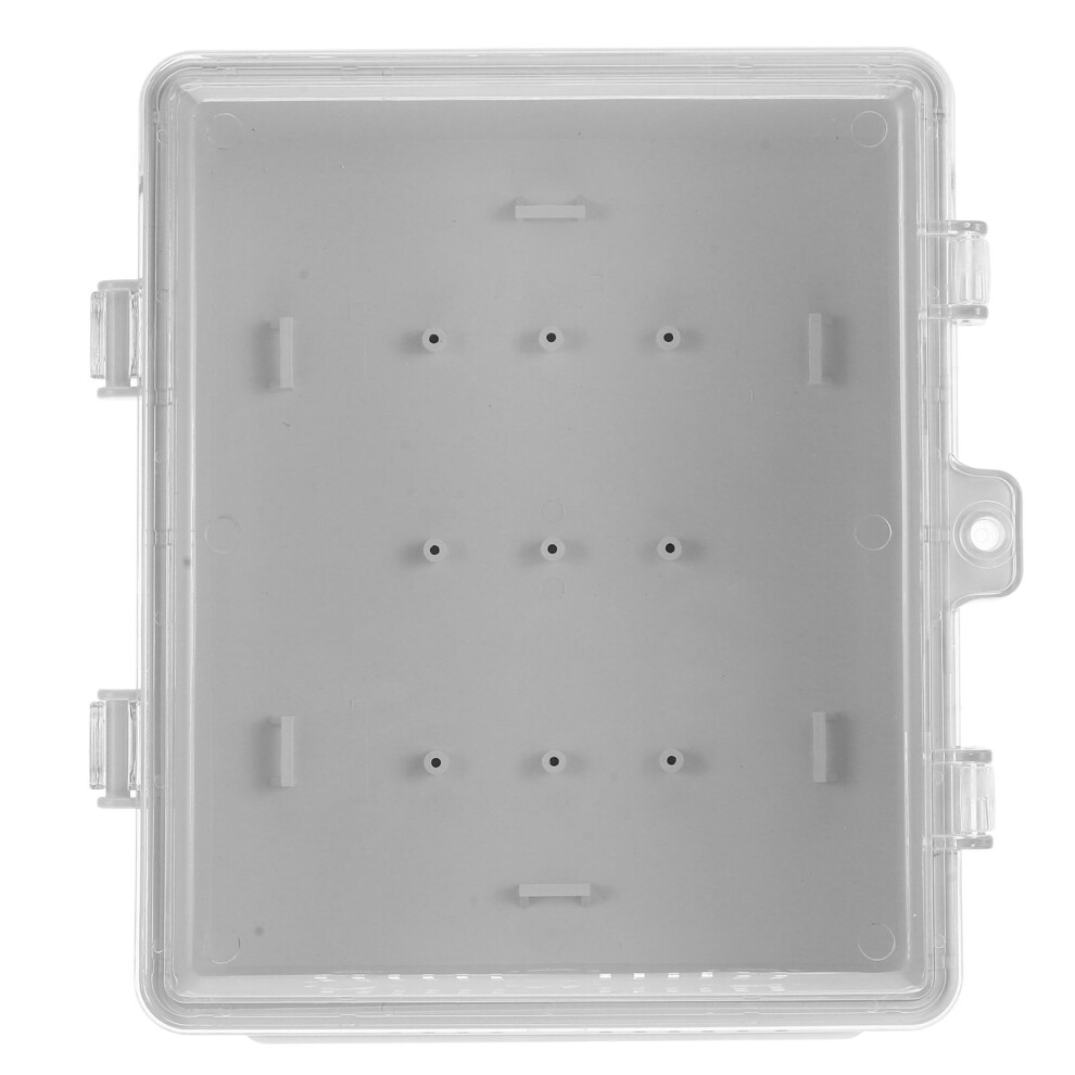 3Pcs White Abs Weatherproof Electrical Junction Box With Clear Panel 3663405607570