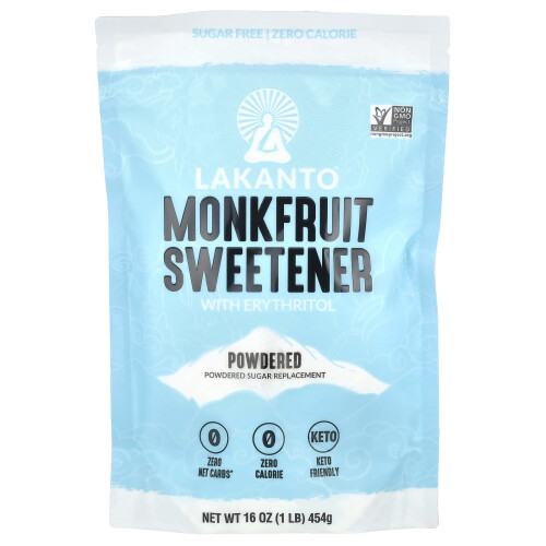 Lakanto, Edulcorante de Monofrutta con Eritritol, Poder, 16 oz (454 g)