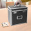 DENEST Metal File Box, Waterproof, Safe, Portable Lockable Document Storage Case for Home Office 2
