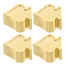 16Pcs Abs+copper Car Valve Caps Stylish Golden Tire Valve Stem Caps