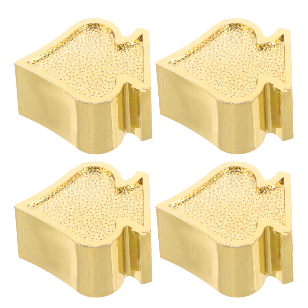 16Pcs Abs+Copper Car Valve Caps Stylish Tire Valve Stem Caps Golden 3664069243784