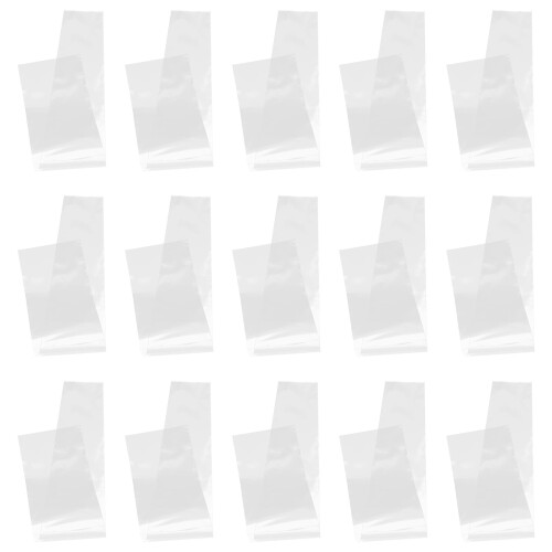 100Pcs Men's Tie Storage Clear Plastic Bags Compact Necktie Covers