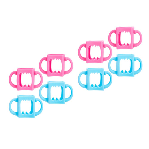 8Pièces Poignées Silicone Pour Usage Bébé 2