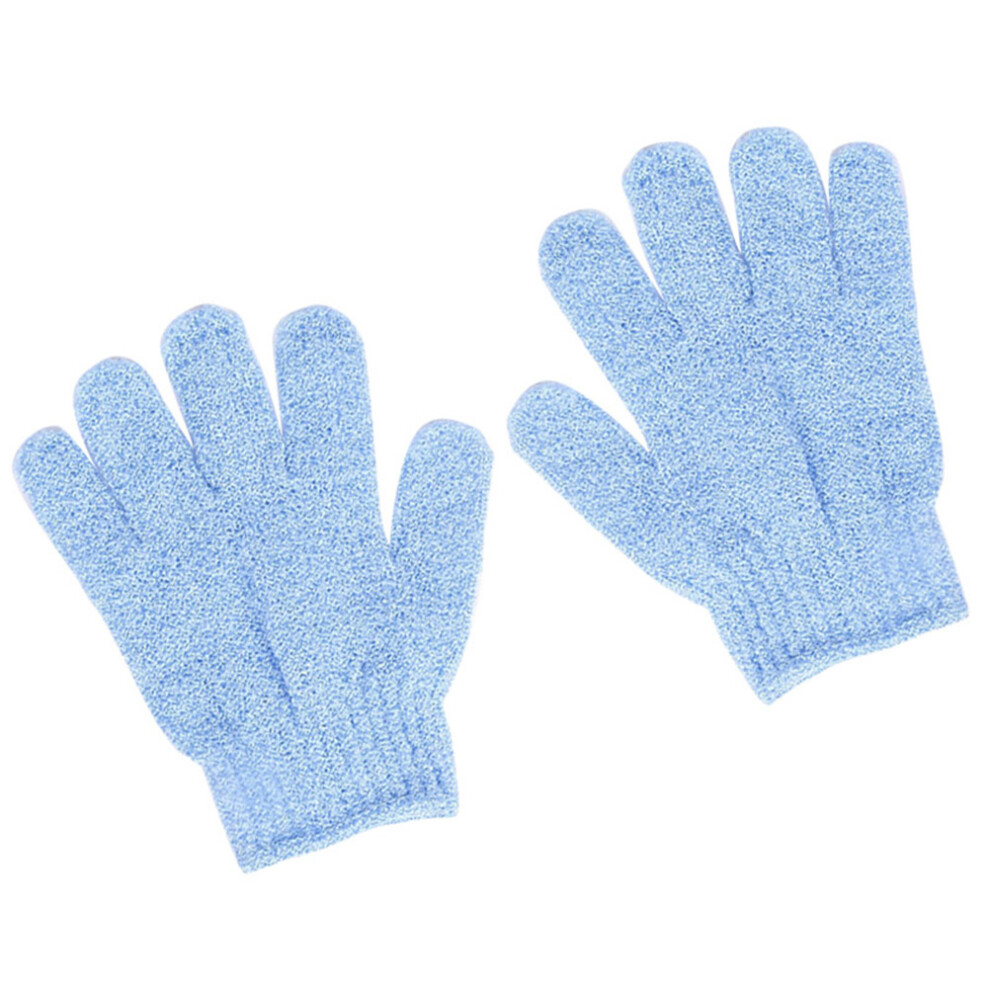 Villcase 2Pcs Gloves Nylon Body Scrub Exfoliating Bath Gloves