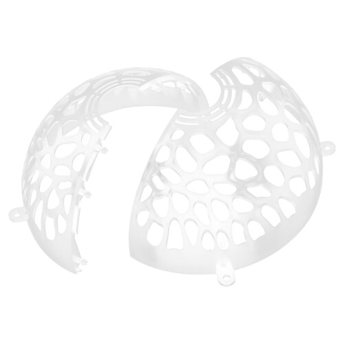4Ensembles Couvercle Sol Transparent Plastique Protection Plante Aérée 1