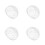 4Ensembles Couvercle Sol Transparent Plastique Protection Plante Aérée 7