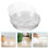 12Pièces Supports Transparants Pour Pots De Fleurs En Plastique 10