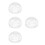 4Ensembles Couvercle Sol Transparent Plastique Protection Plante Aérée 9