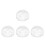 4Ensembles Couvercle Sol Transparent Plastique Protection Plante Aérée 10