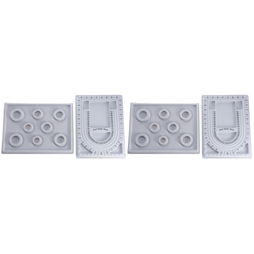 4Pièces Supports De Design En Gris Pour Bracelets 1