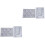 4Pièces Supports De Design En Gris Pour Bracelets 3
