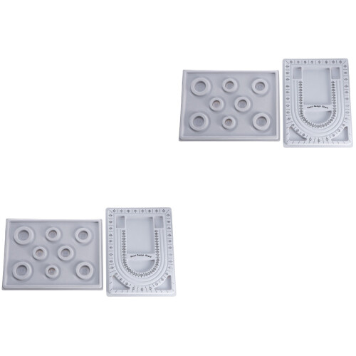 4Pièces Supports De Design En Gris Pour Bracelets 2